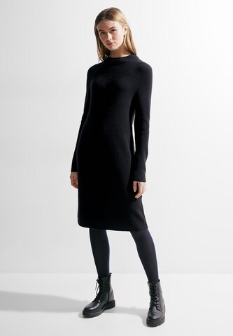 CECIL Knitted dress in Black: front