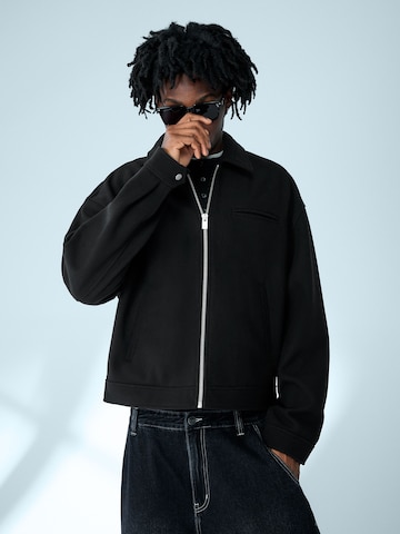 Bershka Between-season jacket in Black