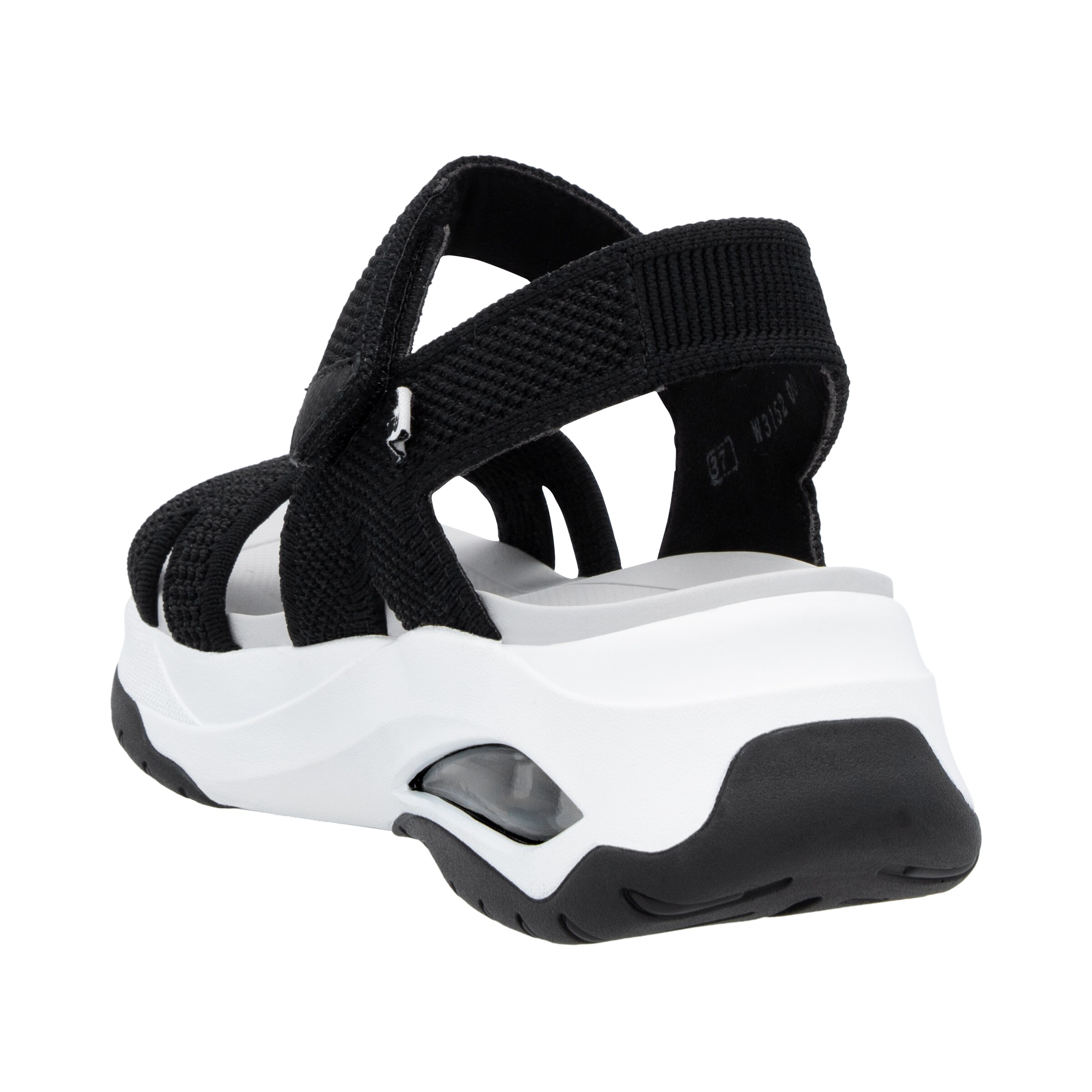Rieker Sport Hiking Sandals in Black