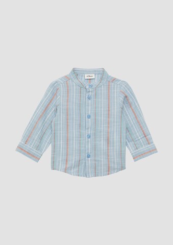 s.Oliver Regular fit Button up shirt in Blue: front