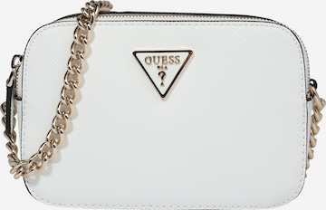 GUESS - Bolso de hombro 'Noelle' en blanco: frente