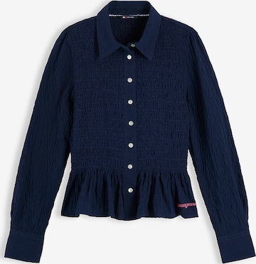 Tommy Jeans Blouse in Blue: front