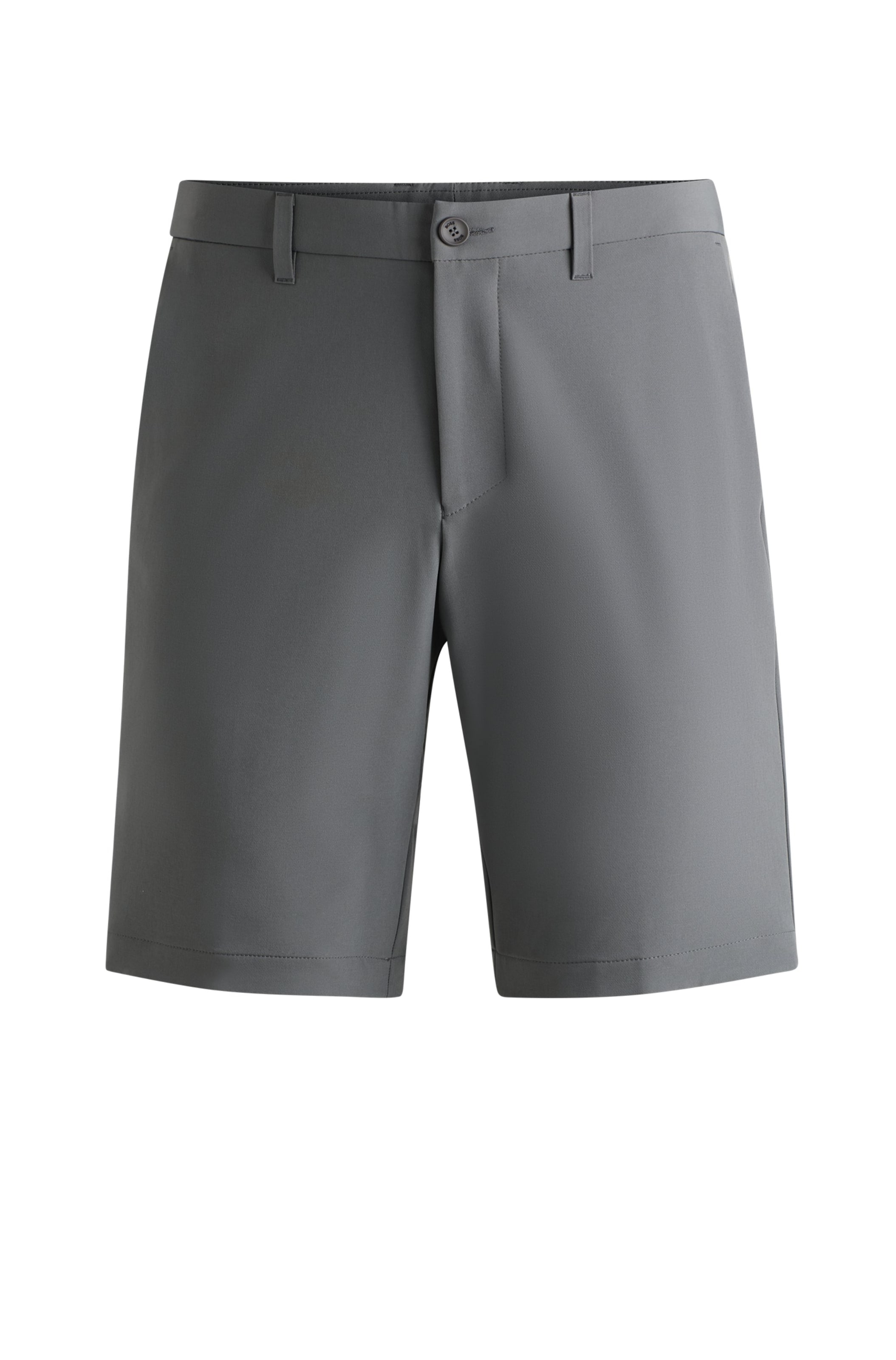 BOSS Slimfit Shorts in Grau: Vorderseite
