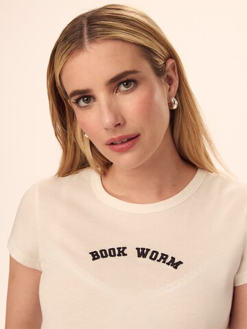 Daahls by Emma Roberts exclusively for ABOUT YOU Футболка 'Caya' в Белый