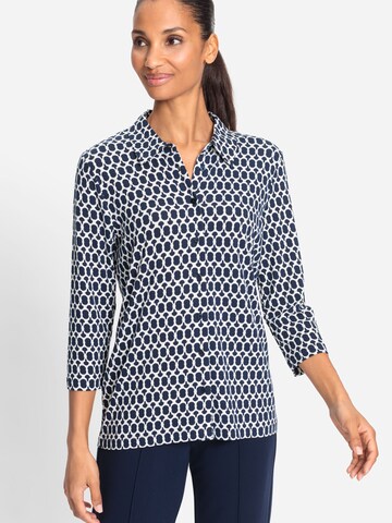 Olsen Blouse in Blauw: voorkant
