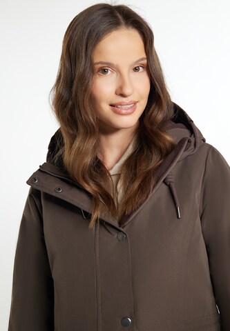 usha BLUE LABEL Winterparka 'Fenia' in Bruin