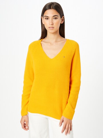 TOMMY HILFIGER Pullover 'Hayana' in Gelb: predná strana