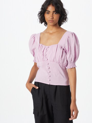 Dorothy Perkins Blus i lila: framsida