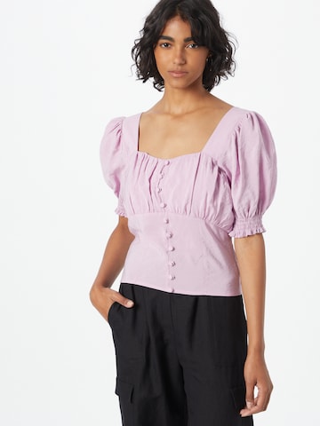 Dorothy Perkins Bluse in Lila: predná strana