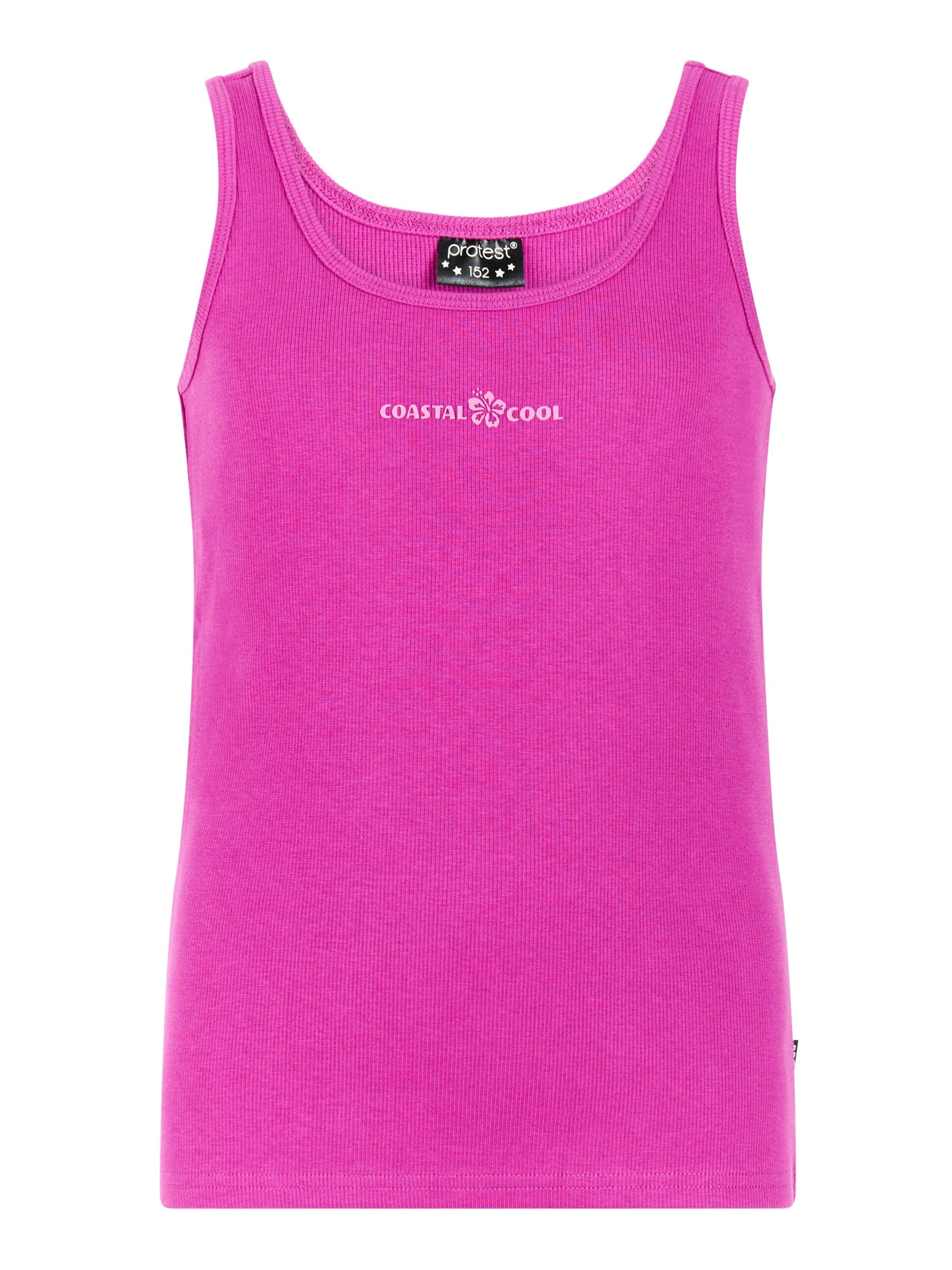 PROTEST Shirt 'PRTYica JR'‌‌‌‌‌ in Pink: Vorderseite