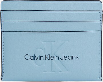 Etui de la Calvin Klein Jeans pe albastru: față