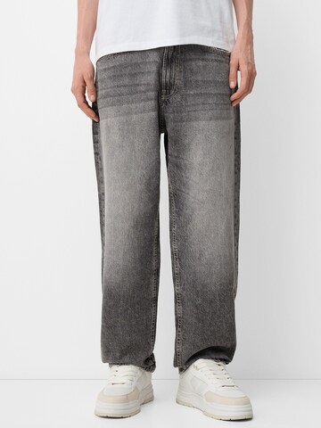 Regular Jean Bershka en gris : devant