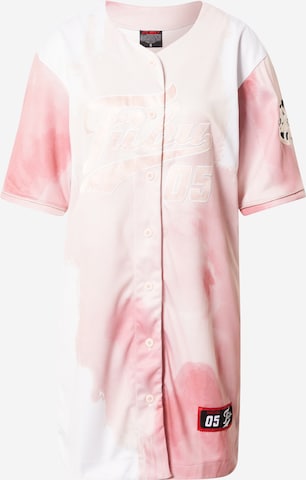 FUBU - Vestido de verano 'Varsity' en rosa: frente