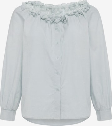 Chemisier usha BLACK LABEL en bleu : devant
