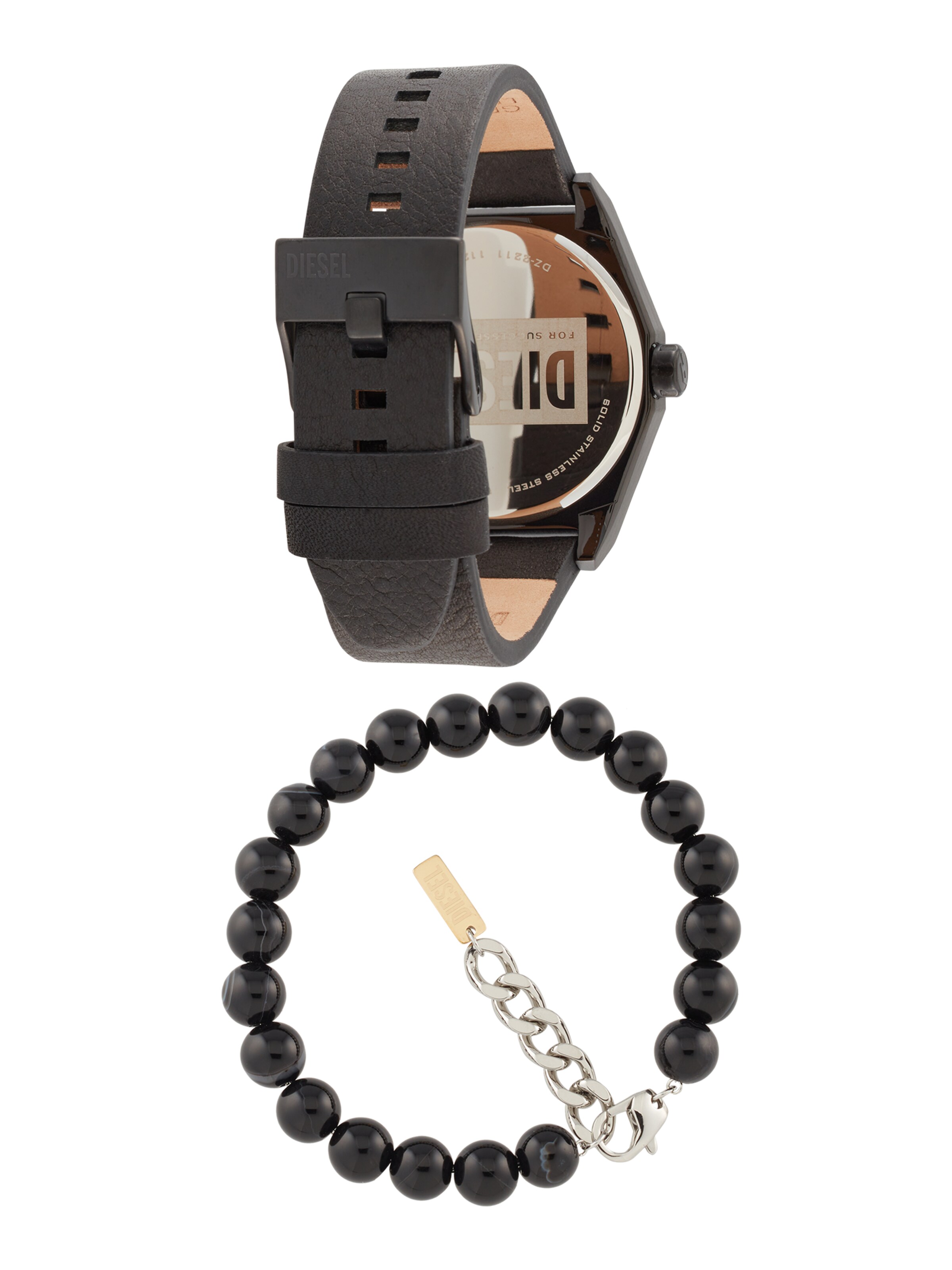 DIESEL Analog Watch 'Scraper' in Black