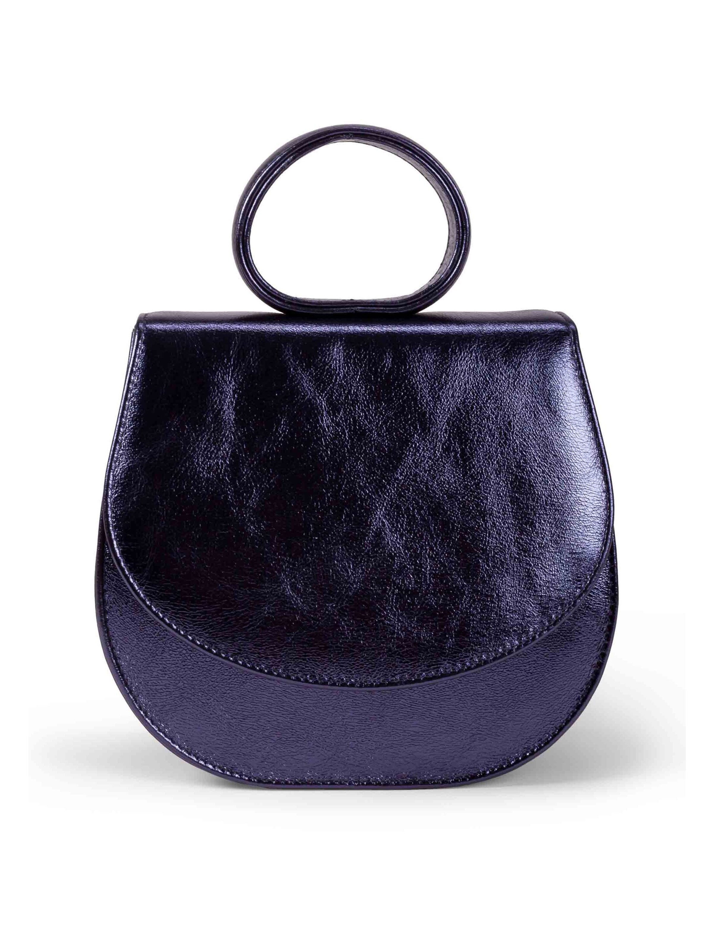 Gretchen Handbag 'Ebony Mini Loop' in Blue: front
