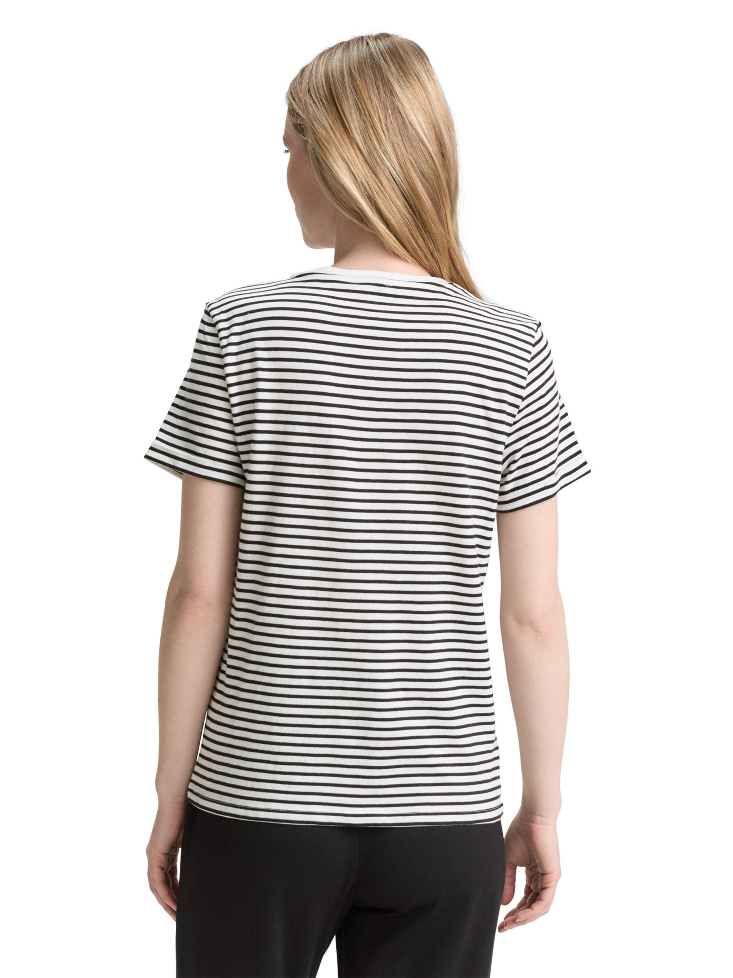 TOM TAILOR Shirt in Black