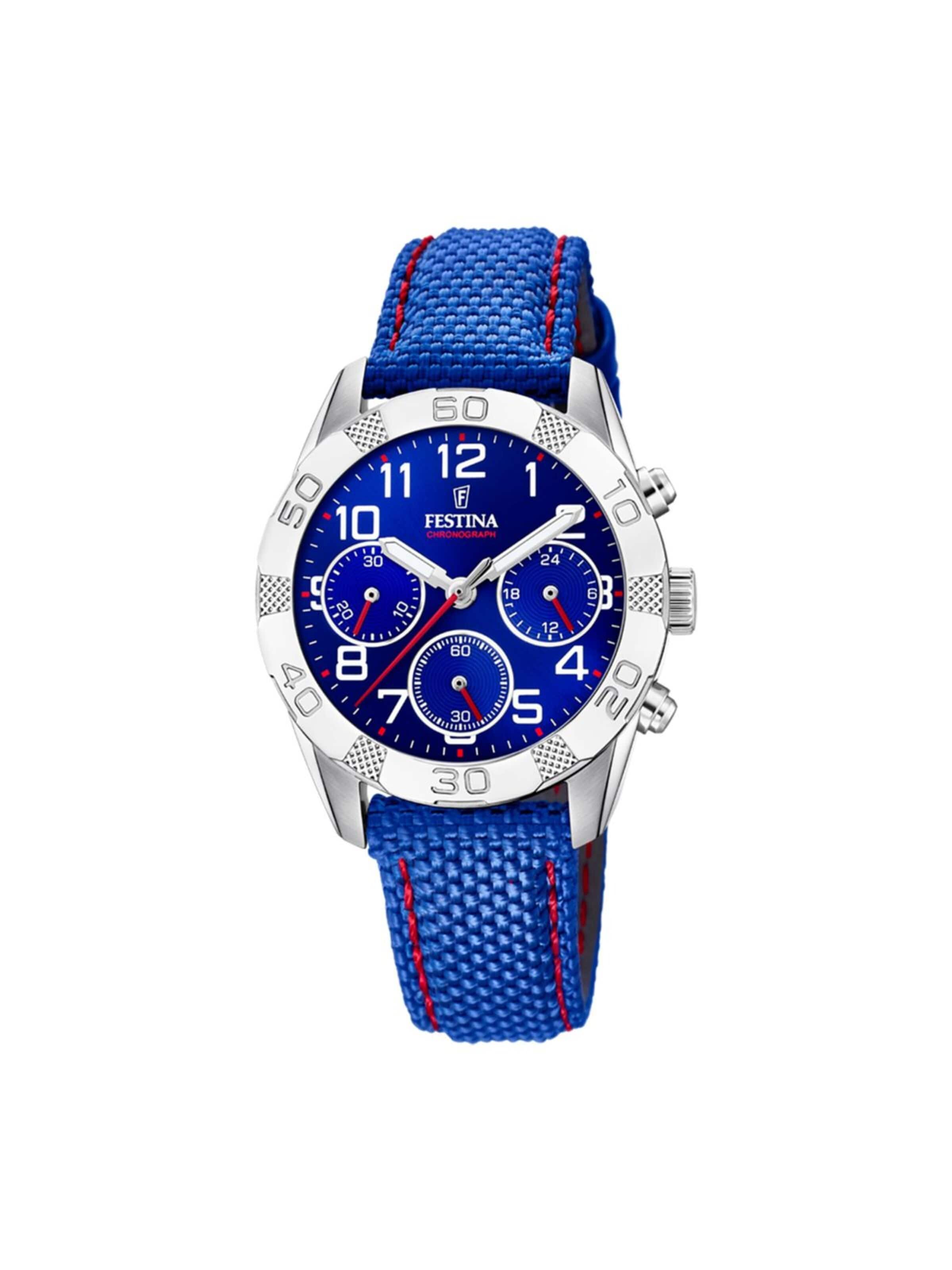 Montre à affichage analogique FESTINA en bleu : devant