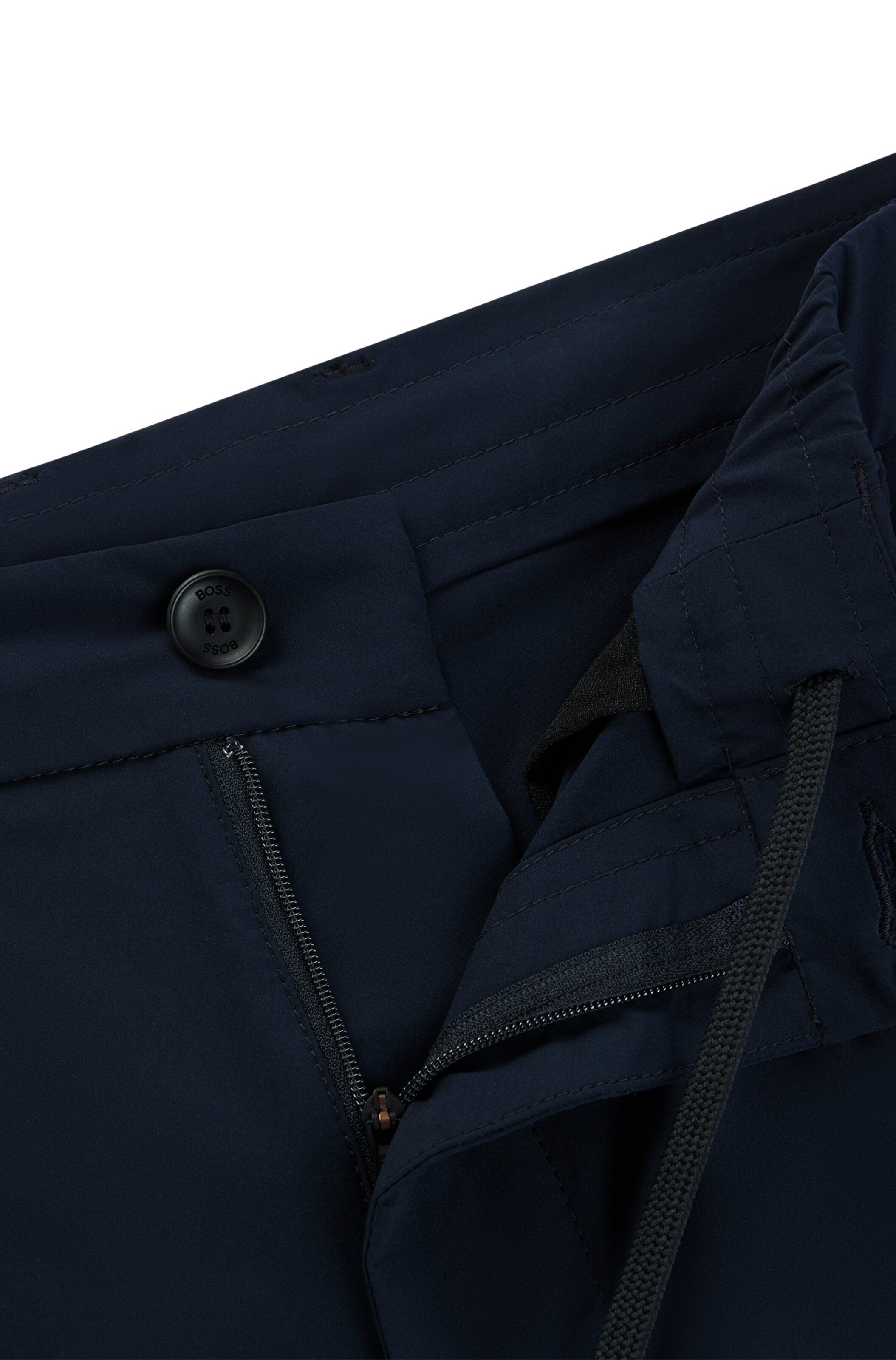 BOSS Slim fit Chino trousers 'Speedflex' in Blue