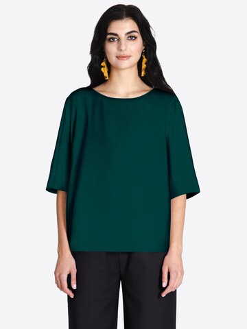 Jascha Stockholm Blouse 'Papin' in Green: front