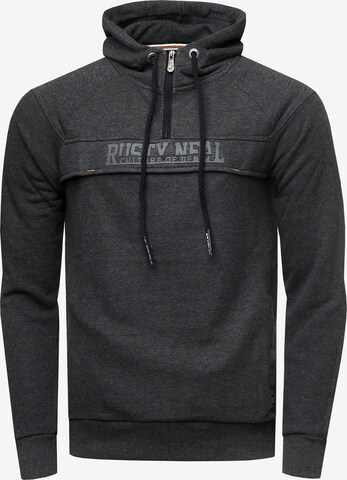 Rusty Neal Sweatshirt in Grau: predná strana