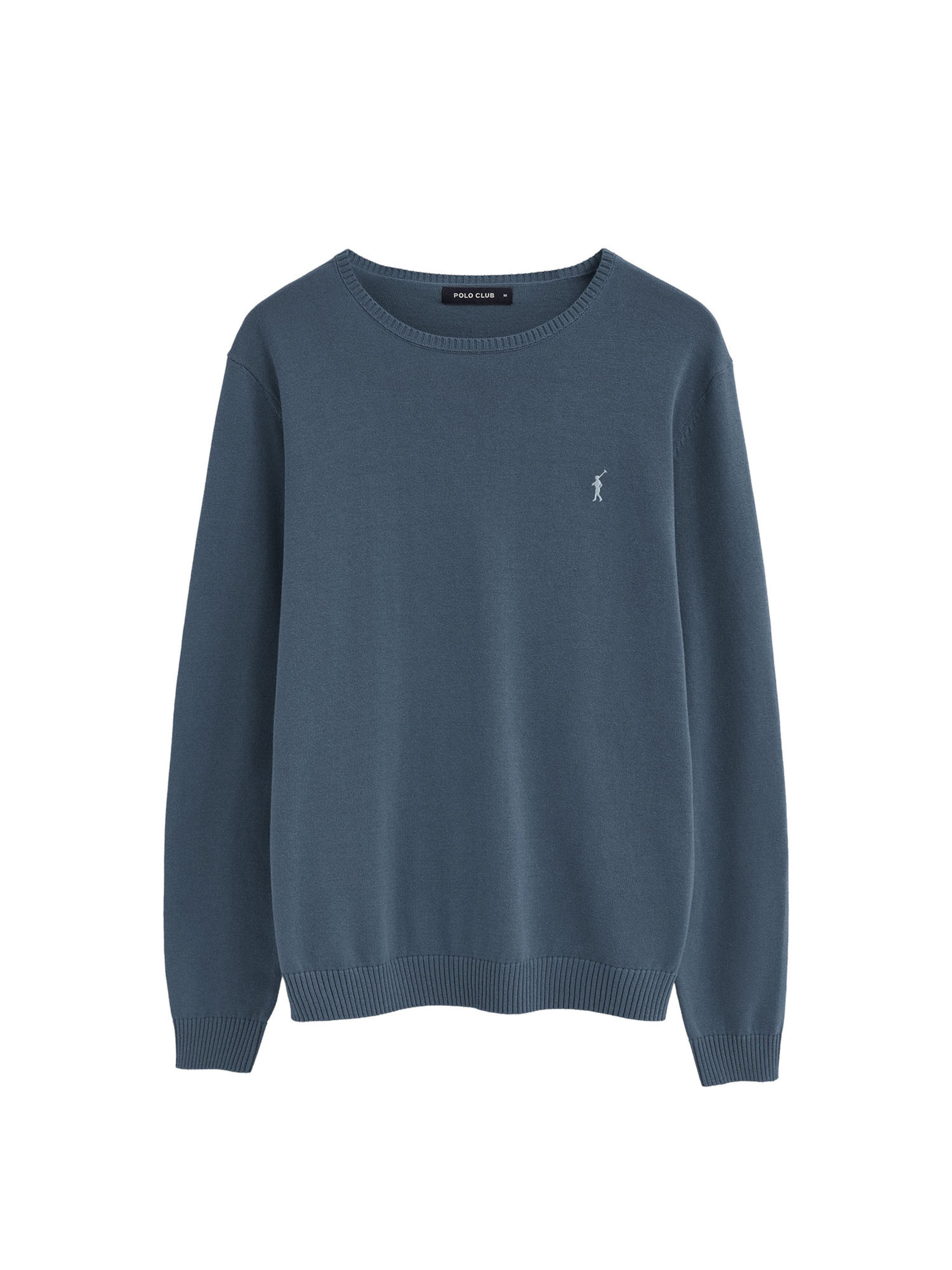 Polo Club Pullover 'Rigby' in Blau: Vorderseite