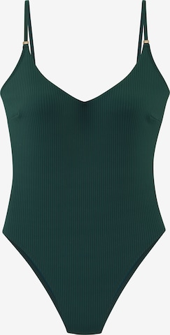 ElbsandBustier Jednodijelni kupaći kostim - zelena boja: prednji dio