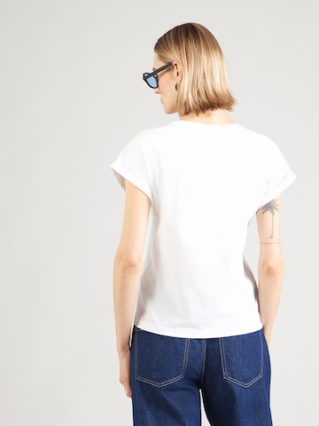 ONLY Футболка 'ONLHAPPY' в Коричневый: сзади