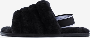 Gooce - Pantufa 'Sleepy' em preto: frente