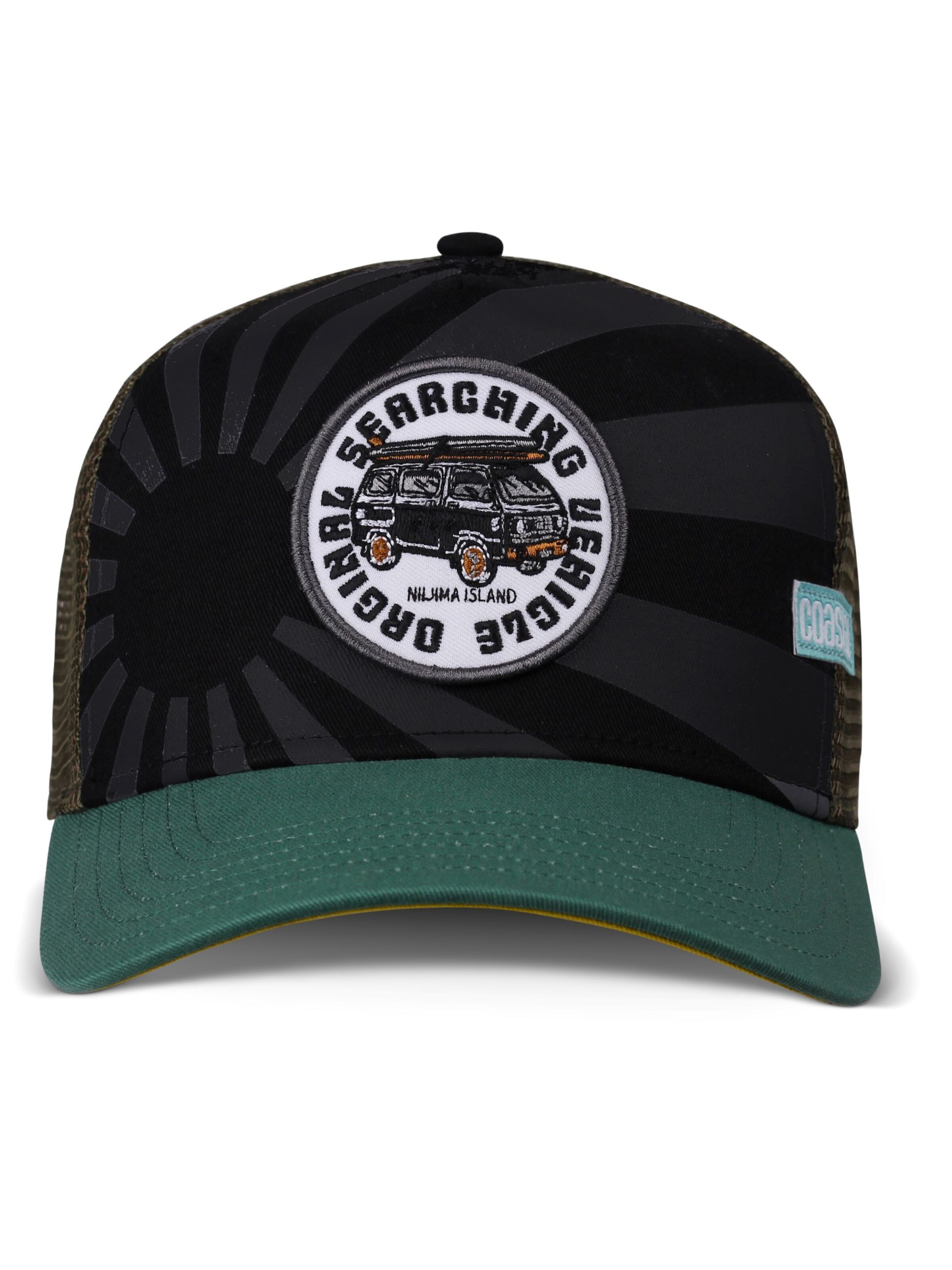 Coastal Cap 'HFT Nijima Island' in Black: front