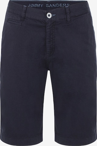 Jimmy Sanders Slimfit Broek in Blauw: voorkant