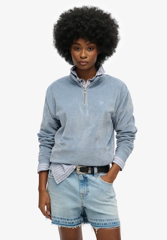Superdry Sweatshirt in Blauw: voorkant