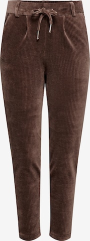 ONLY - regular Pantalón 'ONLPOPTRASH' en marrón: frente