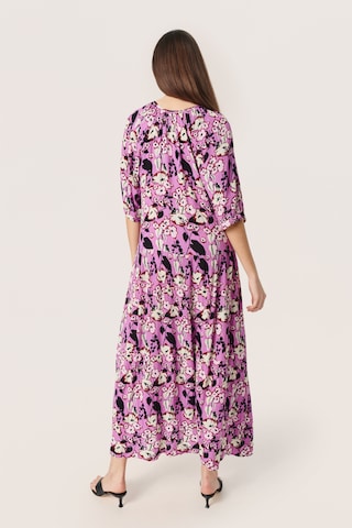 SOAKED IN LUXURY Obleka 'Zaya' | vijolična barva