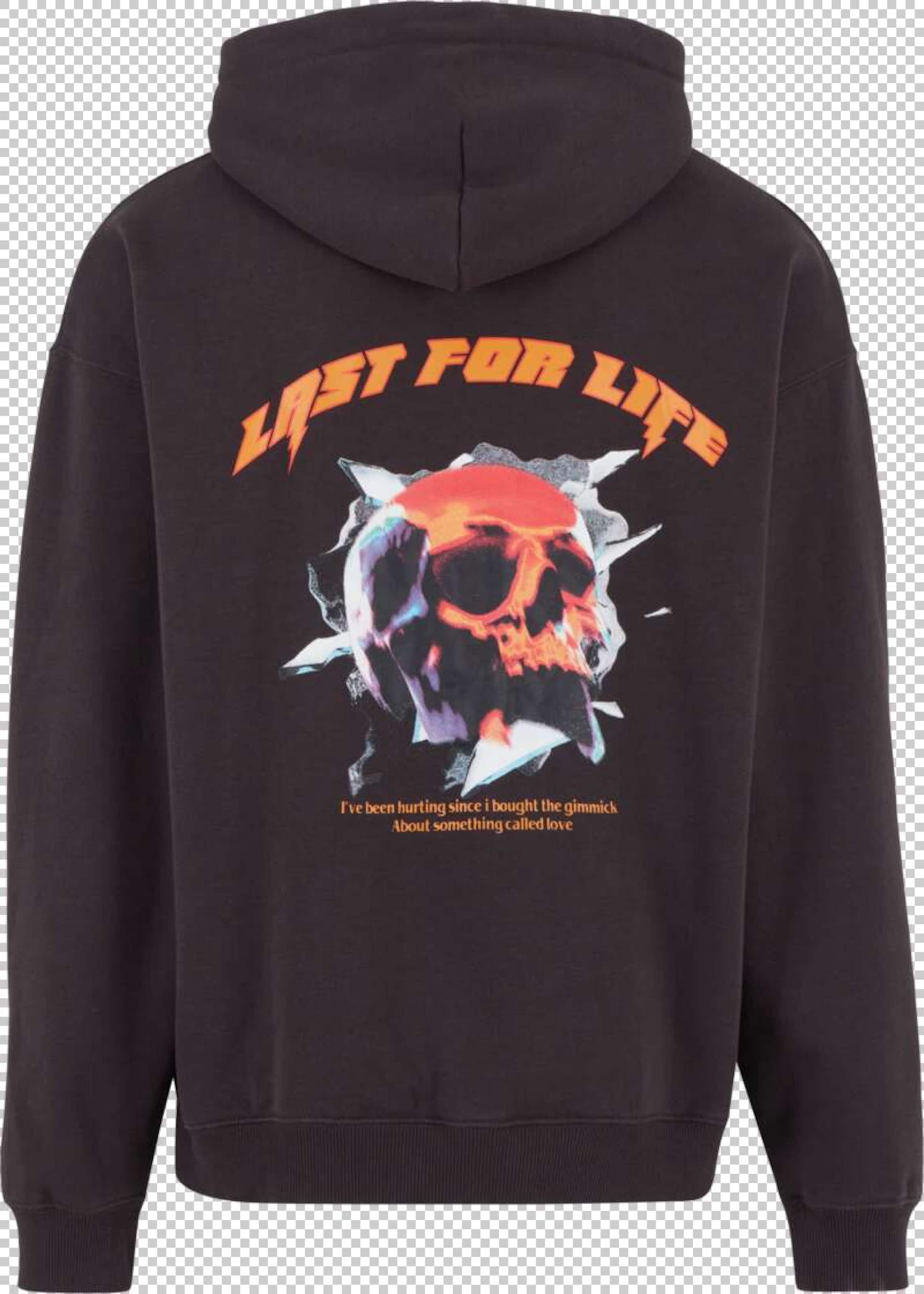 2Y Studios Sweatshirt 'Last For Life' in Zwart