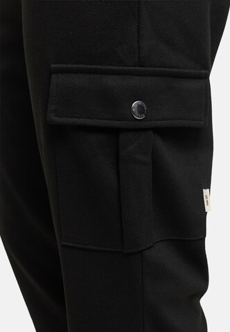 INDICODE JEANS Regular Cargo trousers 'INNezzo' in Black