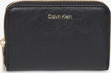 Porte-monnaies Calvin Klein en noir : devant