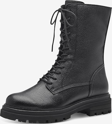 MARCO TOZZI Lace-Up Boots in Black: front