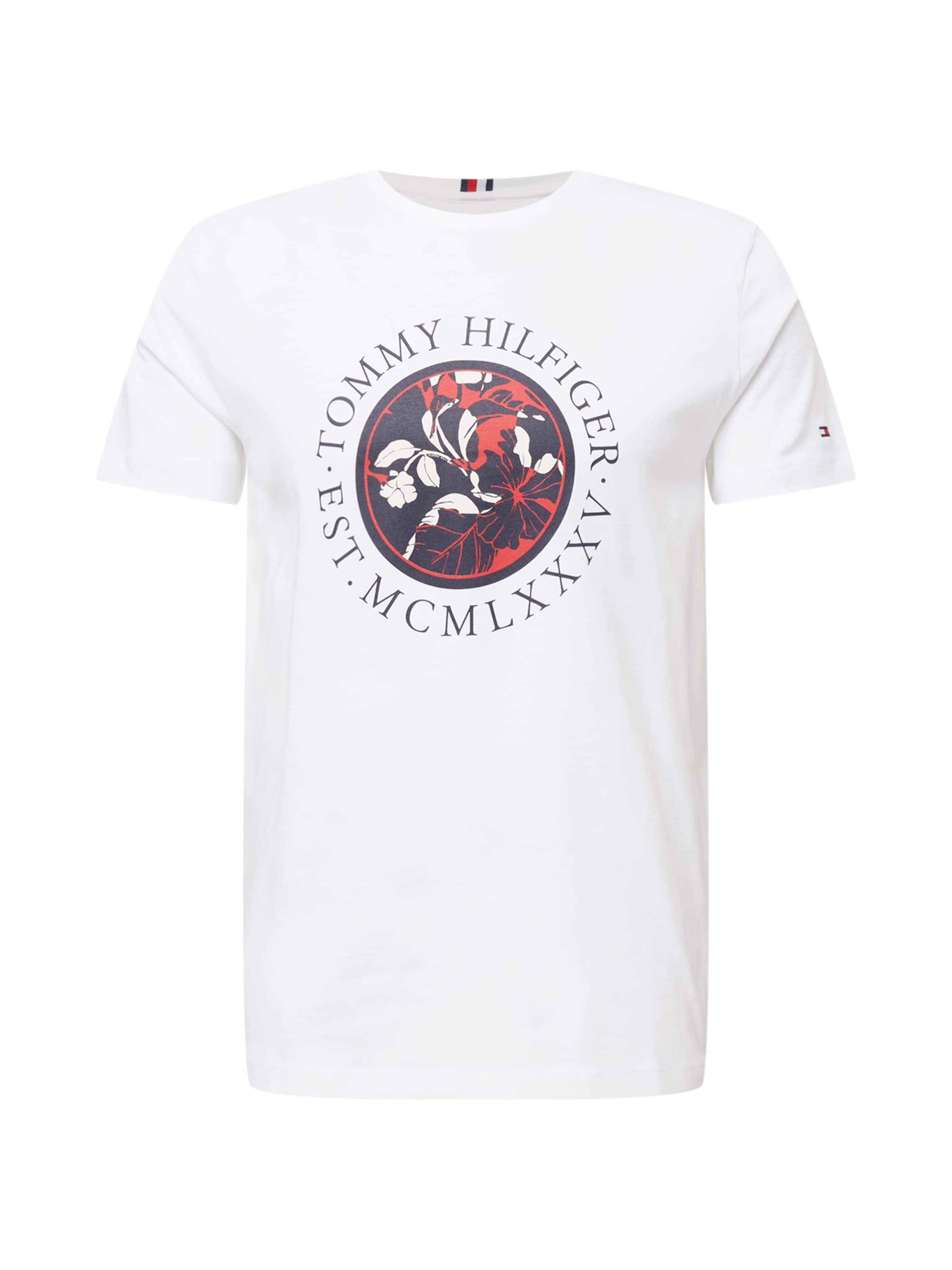 Männer Shirts TOMMY HILFIGER T-Shirt in Weiß - UF16024