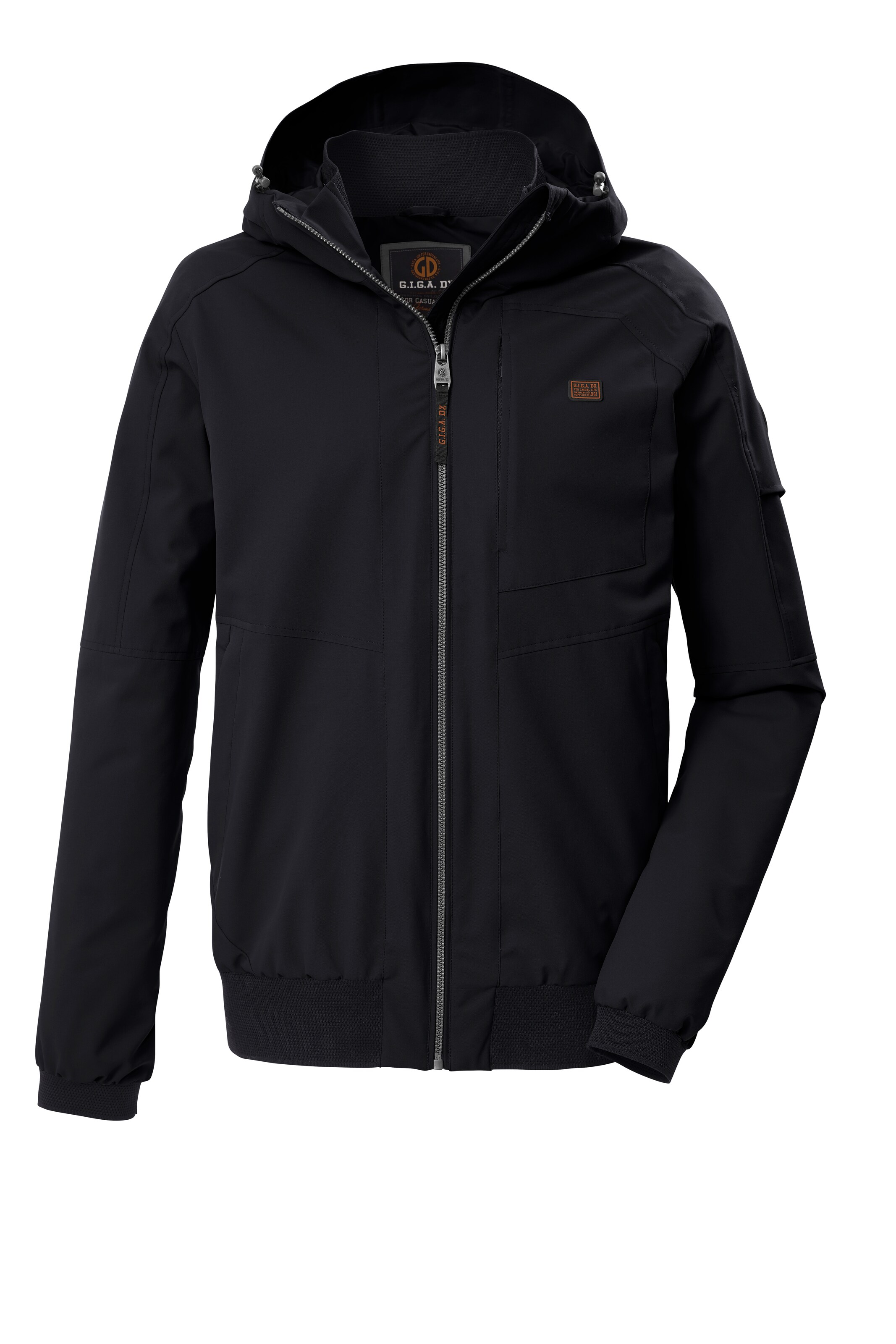 G.I.G.A. DX by killtec Outdoor jacket in Black: front