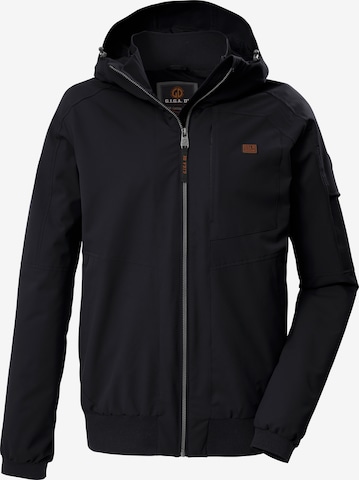 G.I.G.A. DX by killtec Outdoor jacket in Black: front
