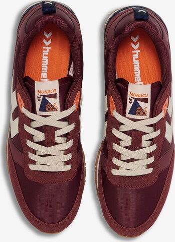 Chaussure de course 'Monaco 86' Hummel en rouge