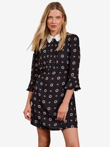 love & roses - Vestido en negro: frente