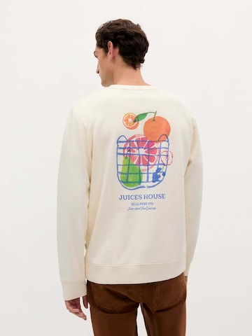 Sweat-shirt ' ' Scalpers en blanc