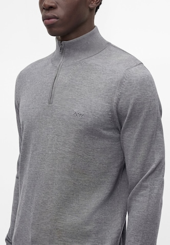 BOSS Sweater 'Ebenji' in Grey
