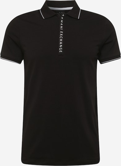 ARMANI EXCHANGE Majica | črna / bela barva, Prikaz izdelka