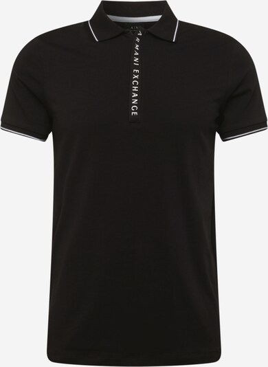ARMANI EXCHANGE Camiseta en negro / blanco, Vista del producto