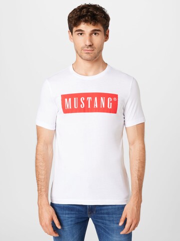 MUSTANG - Camisa 'Alex' em branco: frente