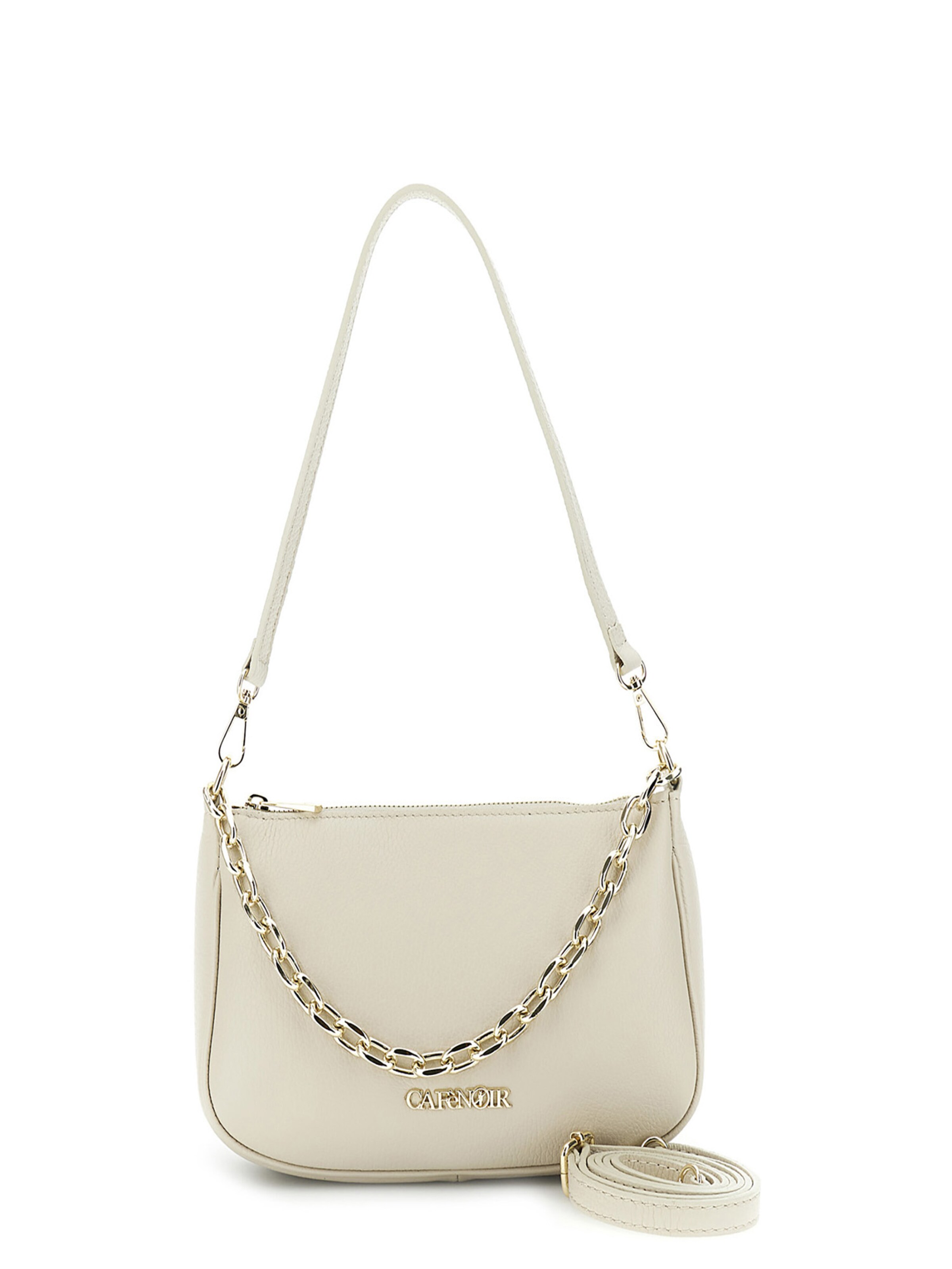 CAFè NOIR Crossbody bag in White: front
