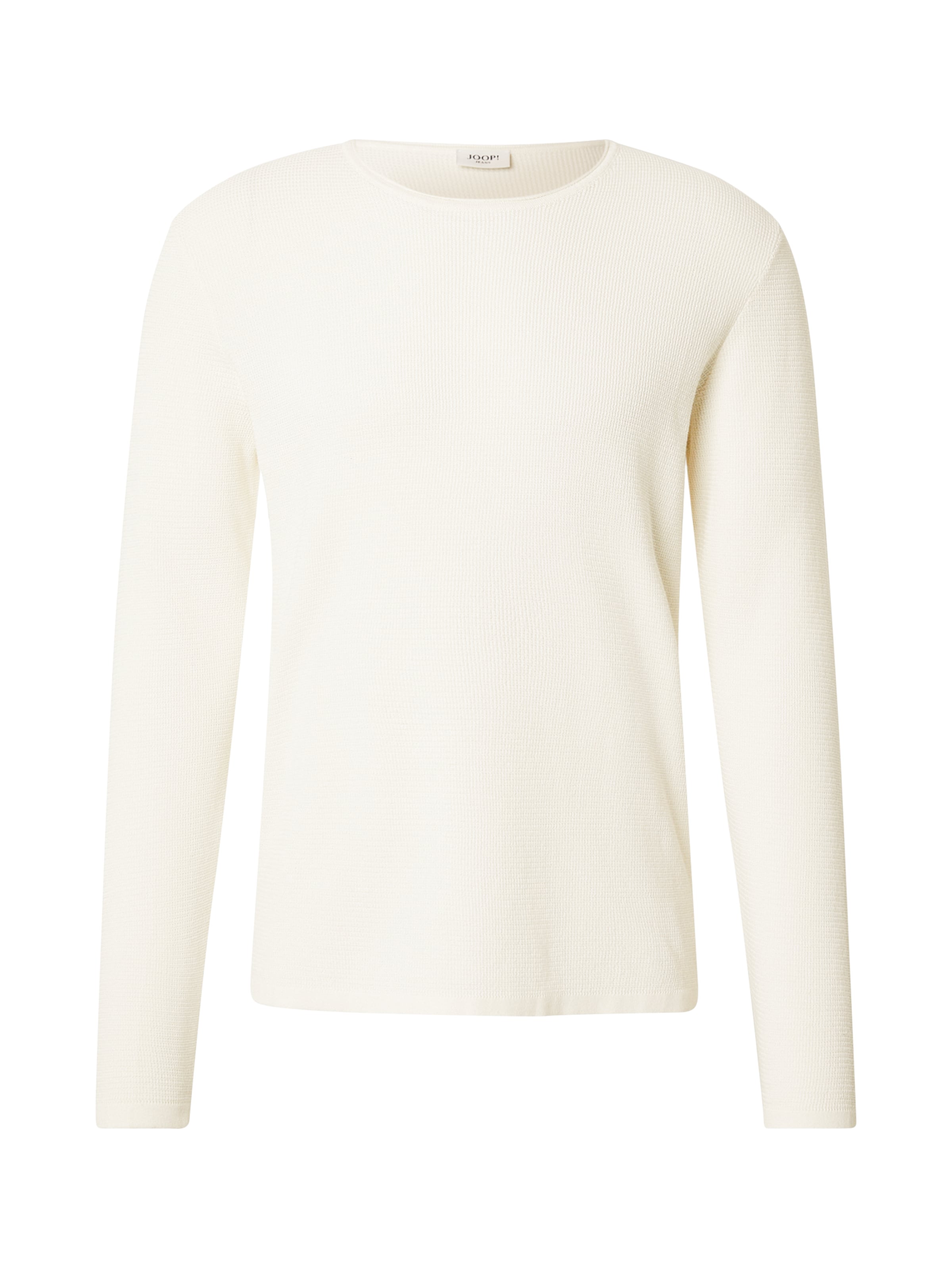 JOOP! Jeans Trui 'Svenor' in Wit: voorkant